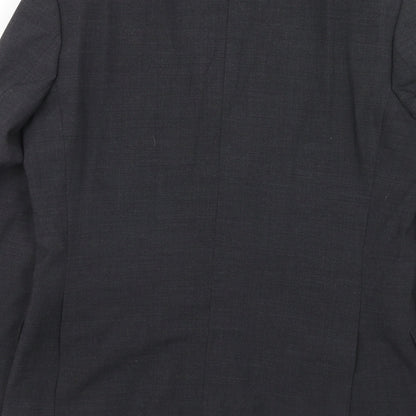 Mens UK Size 38 Burton Regular Grey Suit Jacket