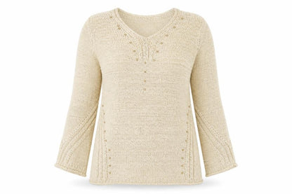 Womens UK Size S Roman Beige Pullover Jumper