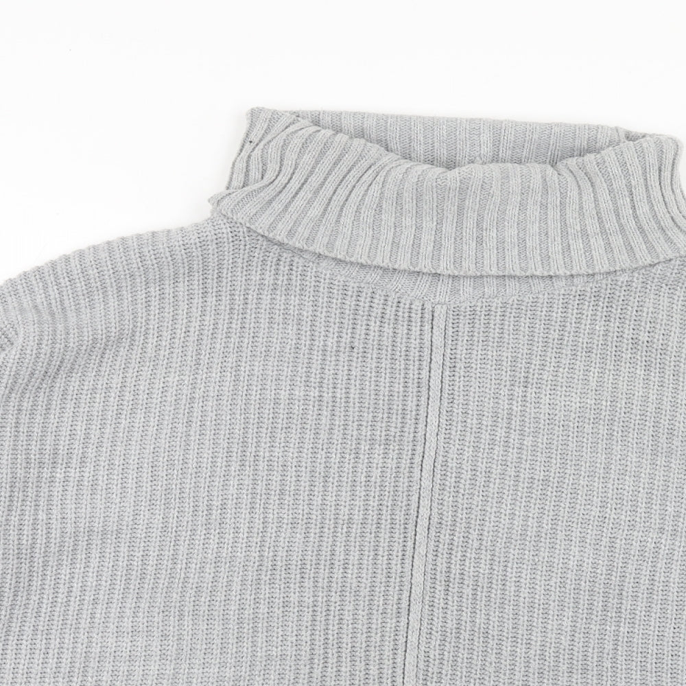Womens UK Size 10 Miss Selfridge Grey Pullover Jumper