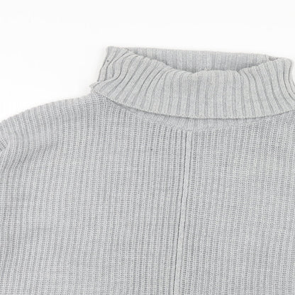Womens UK Size 10 Miss Selfridge Grey Pullover Jumper
