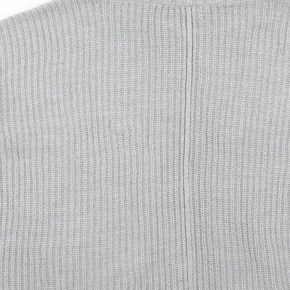 Womens UK Size 10 Miss Selfridge Grey Pullover Jumper