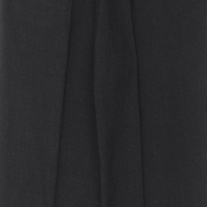 Marks and Spencer Mens Grey Polyester Dress Pants Trousers Size 30 in L33 in Regular Hook & Eye