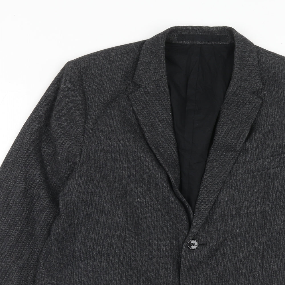 Mens UK Size 38 Gap Regular Grey Suit Jacket