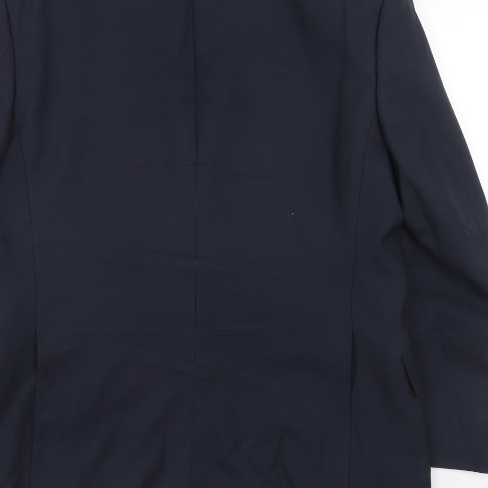 Mens UK Size 38 Marks and Spencer Regular Blue Suit Jacket