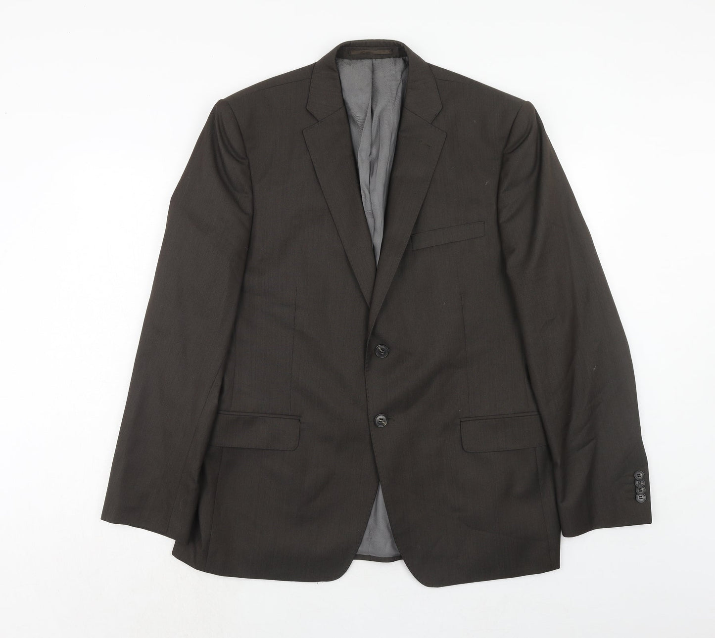 Mens UK Size 42 French Connection Regular Brown Suit Jacket