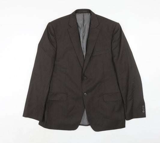 Mens UK Size 42 French Connection Regular Brown Suit Jacket
