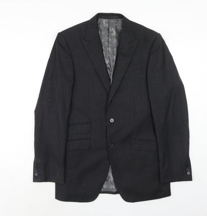 Mens UK Size 38 Marks and Spencer Regular Black Suit Jacket