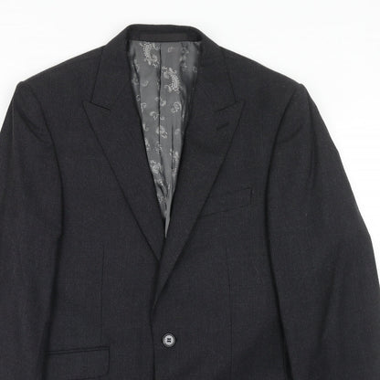 Mens UK Size 38 Marks and Spencer Regular Black Suit Jacket