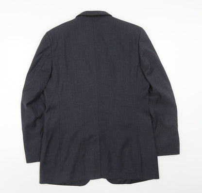 Mens UK Size 42 Burton Regular Blue Suit Jacket