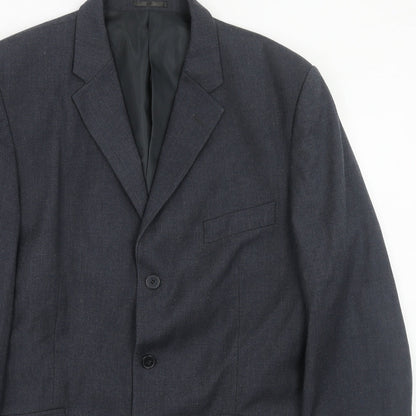 Mens UK Size 42 Burton Regular Blue Suit Jacket