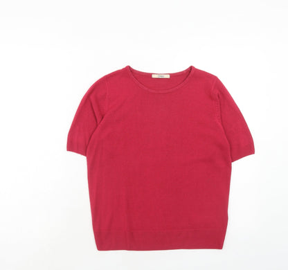 Womens UK Size 10 Marks and Spencer Pink Pullover Jumper