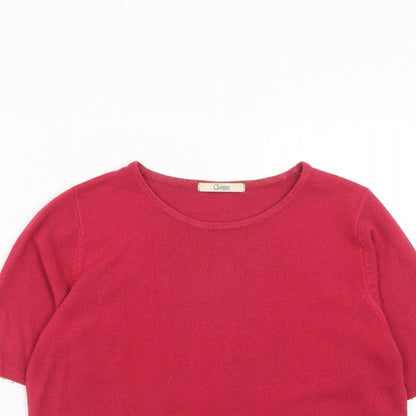 Womens UK Size 10 Marks and Spencer Pink Pullover Jumper