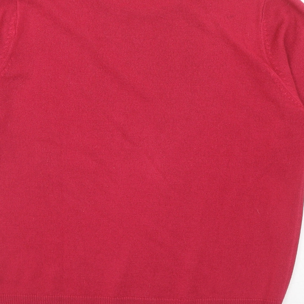 Womens UK Size 10 Marks and Spencer Pink Pullover Jumper