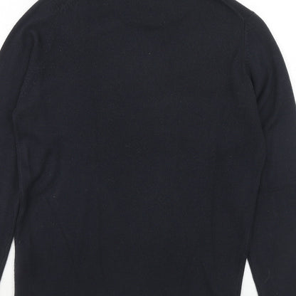 Womens UK Size 10 Marks and Spencer Blue Pullover Jumper