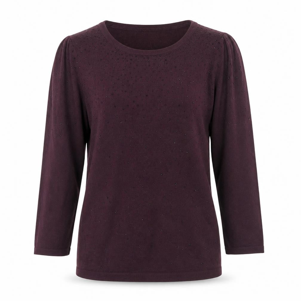 Womens UK Size 10 Monsoon Purple Pullover Jumper