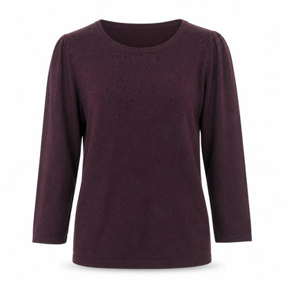 Womens UK Size 10 Monsoon Purple Pullover Jumper