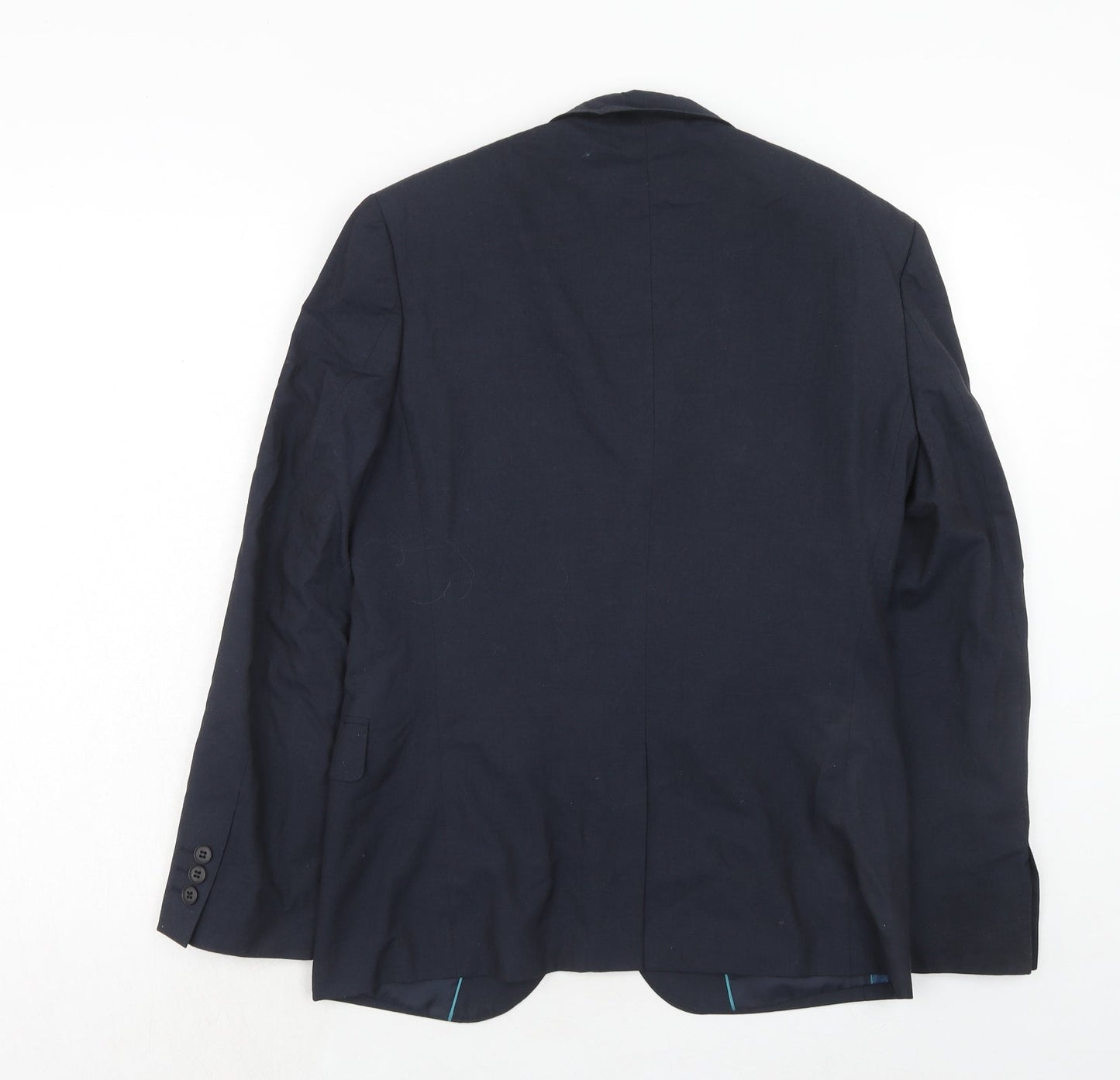 Mens UK Size 36 Marks and Spencer Regular Blue Suit Jacket
