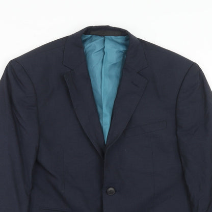 Mens UK Size 36 Marks and Spencer Regular Blue Suit Jacket