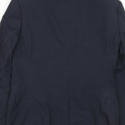 Mens UK Size 36 Marks and Spencer Regular Blue Suit Jacket