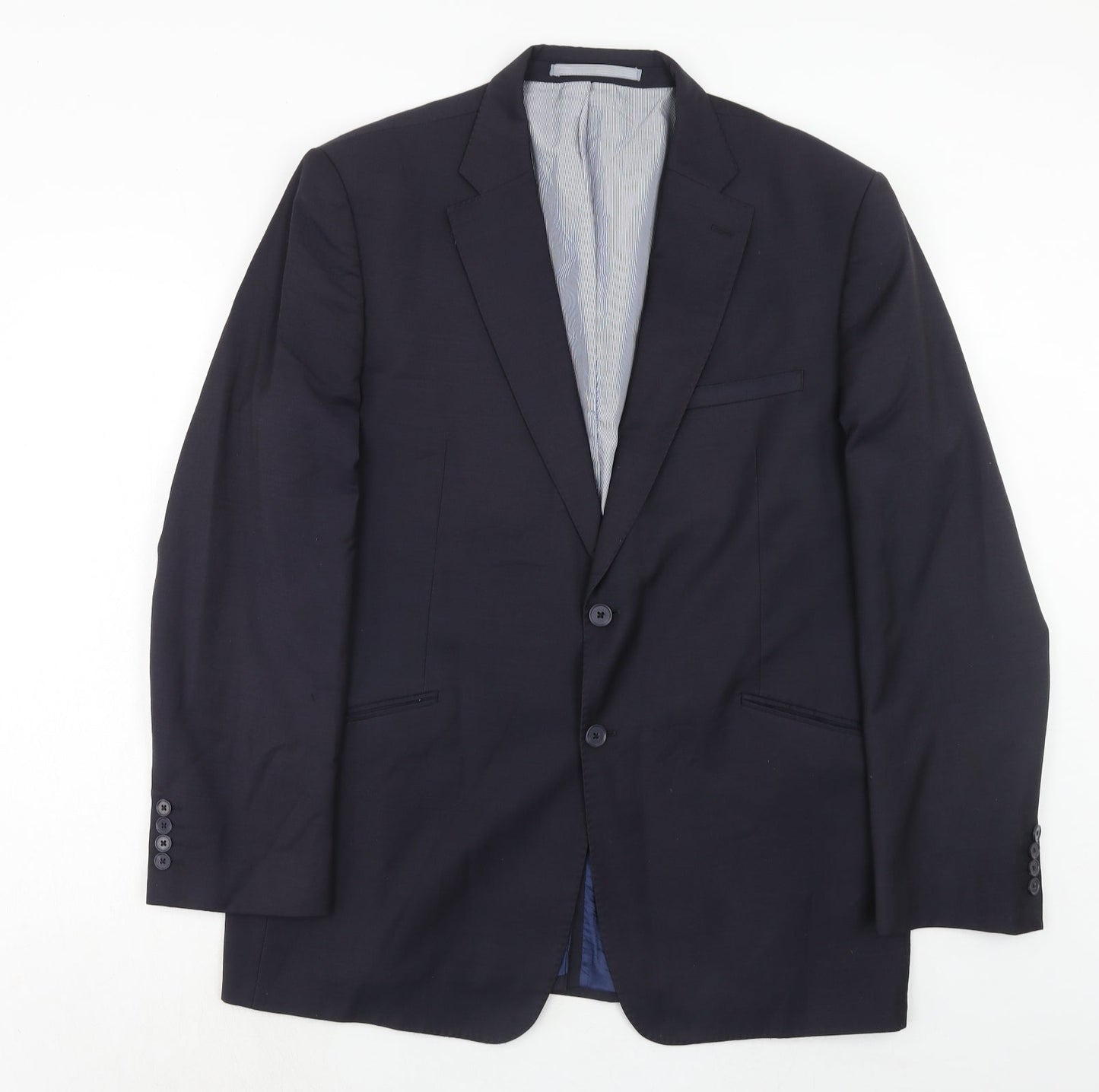 Mens UK Size 44 Marks and Spencer Regular Blue Suit Jacket