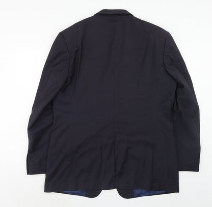 Mens UK Size 44 Marks and Spencer Regular Blue Suit Jacket