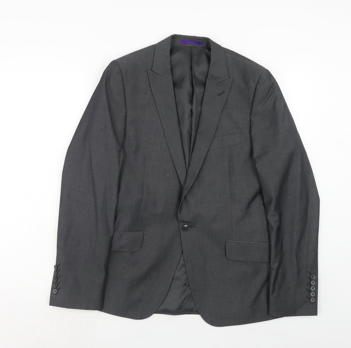 Mens UK Size 38 New Look Regular Grey Suit Jacket