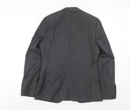 Mens UK Size 38 New Look Regular Grey Suit Jacket