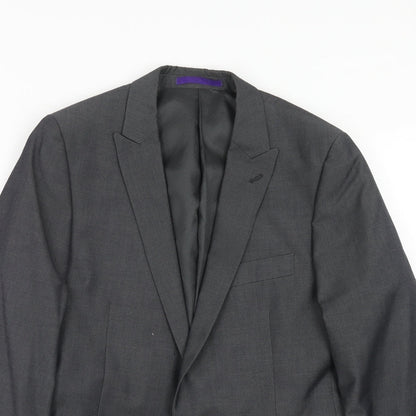 Mens UK Size 38 New Look Regular Grey Suit Jacket