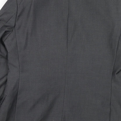 Mens UK Size 38 New Look Regular Grey Suit Jacket
