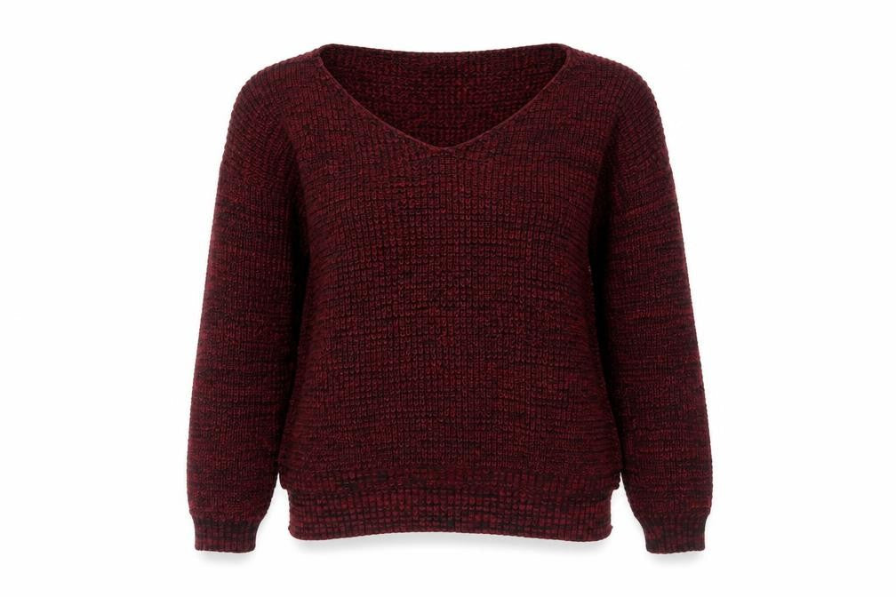 Womens UK Size S Boohoo Red Pullover Jumper