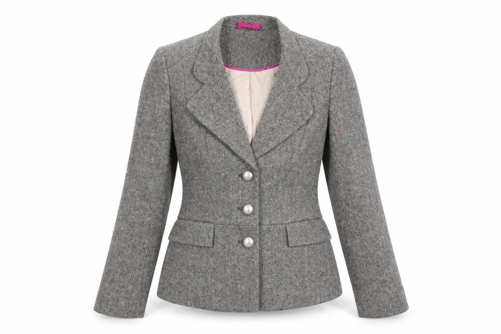 Womens UK Size 10 Minuet Regular Grey Blazer