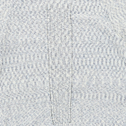 Intown Womens Blue Boat Neck Cotton Pullover Jumper Size XL