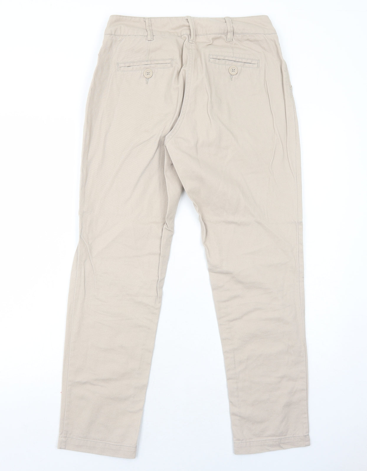 Womens UK Size 8 Dorothy Perkins Regular Fit  Beige Trousers