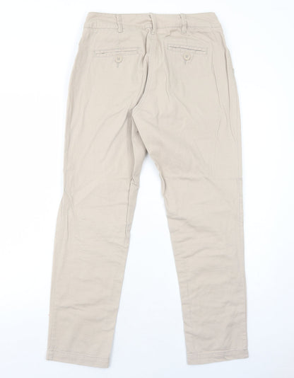 Womens UK Size 8 Dorothy Perkins Regular Fit  Beige Trousers