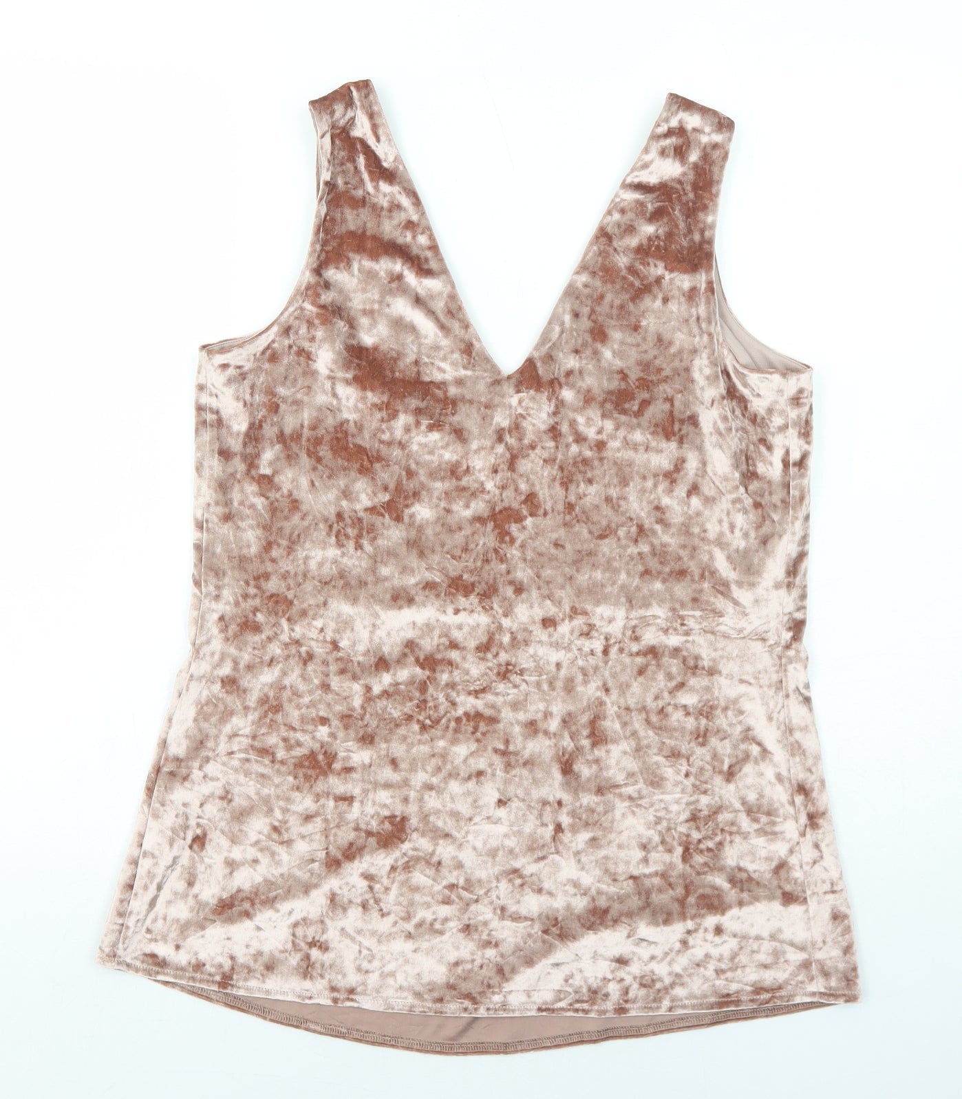 Womens UK Size 12 Linea Pink Basic Tank