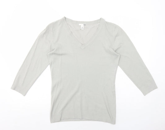 Womens UK Size M H&M Grey Pullover Jumper