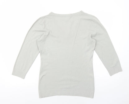 Womens UK Size M H&M Grey Pullover Jumper