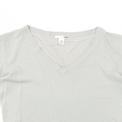 Womens UK Size M H&M Grey Pullover Jumper