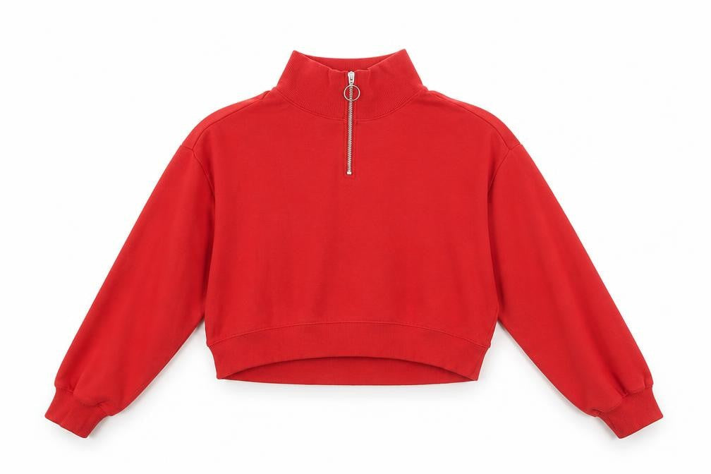 Womens UK Size S H&M Red Pullover Sweatshirt
