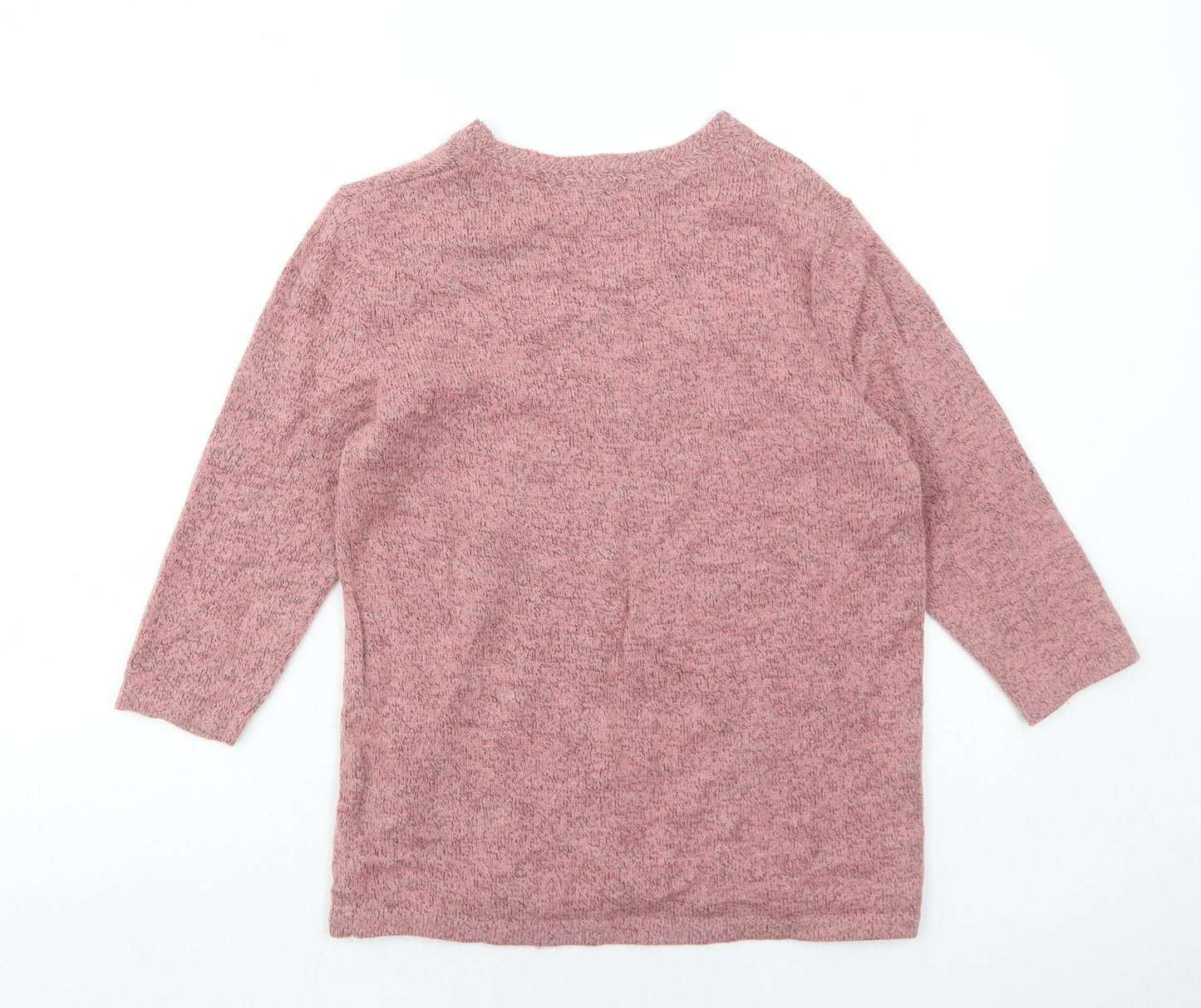 Womens UK Size 10 Damart Pink Pullover Jumper