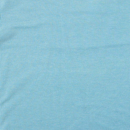 Bonmarché Womens Blue V-Neck Polyester Pullover Jumper Size M