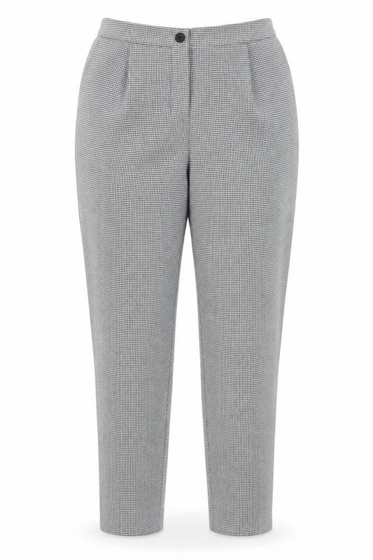 Womens UK Size 14 New Look Regular Fit Carrot Black Trousers