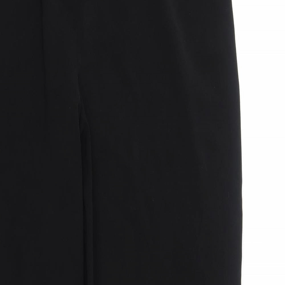 Womens UK Size 14 AMARANTO Regular Fit  Black Trousers