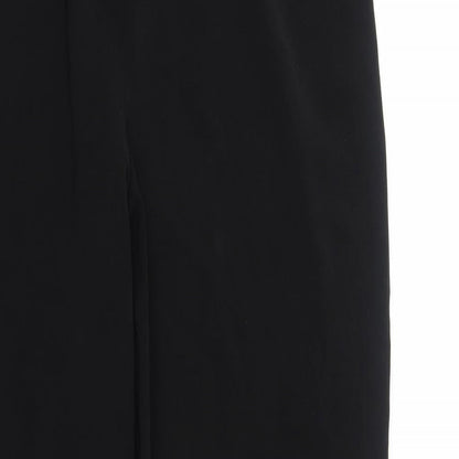 Womens UK Size 14 AMARANTO Regular Fit  Black Trousers