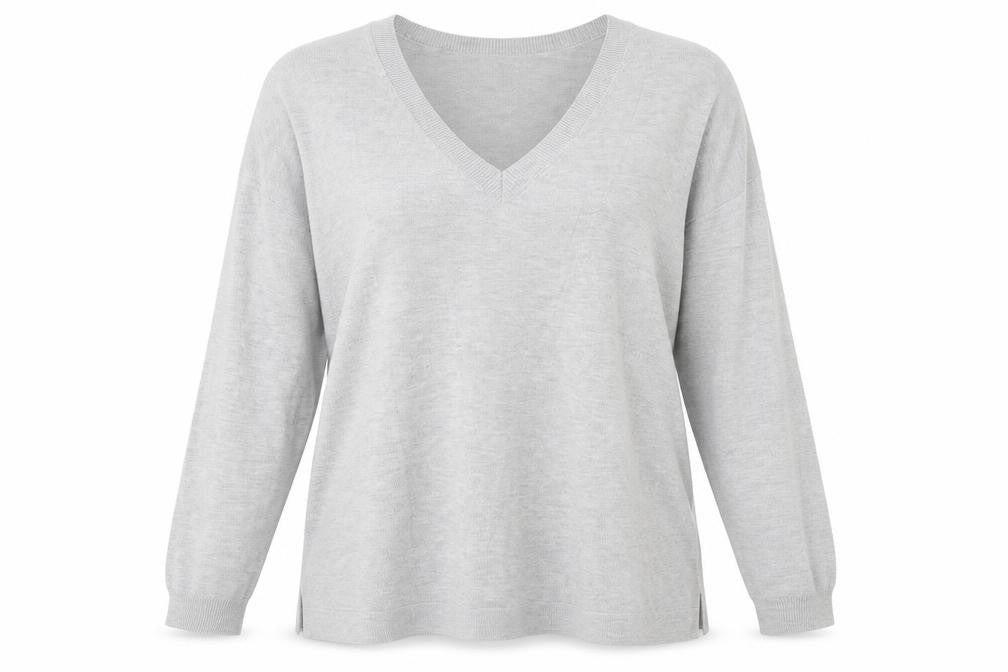 Womens UK Size XL Marks and Spencer Grey Pullover Jumper