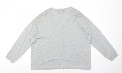 Womens UK Size XL Marks and Spencer Grey Pullover Jumper