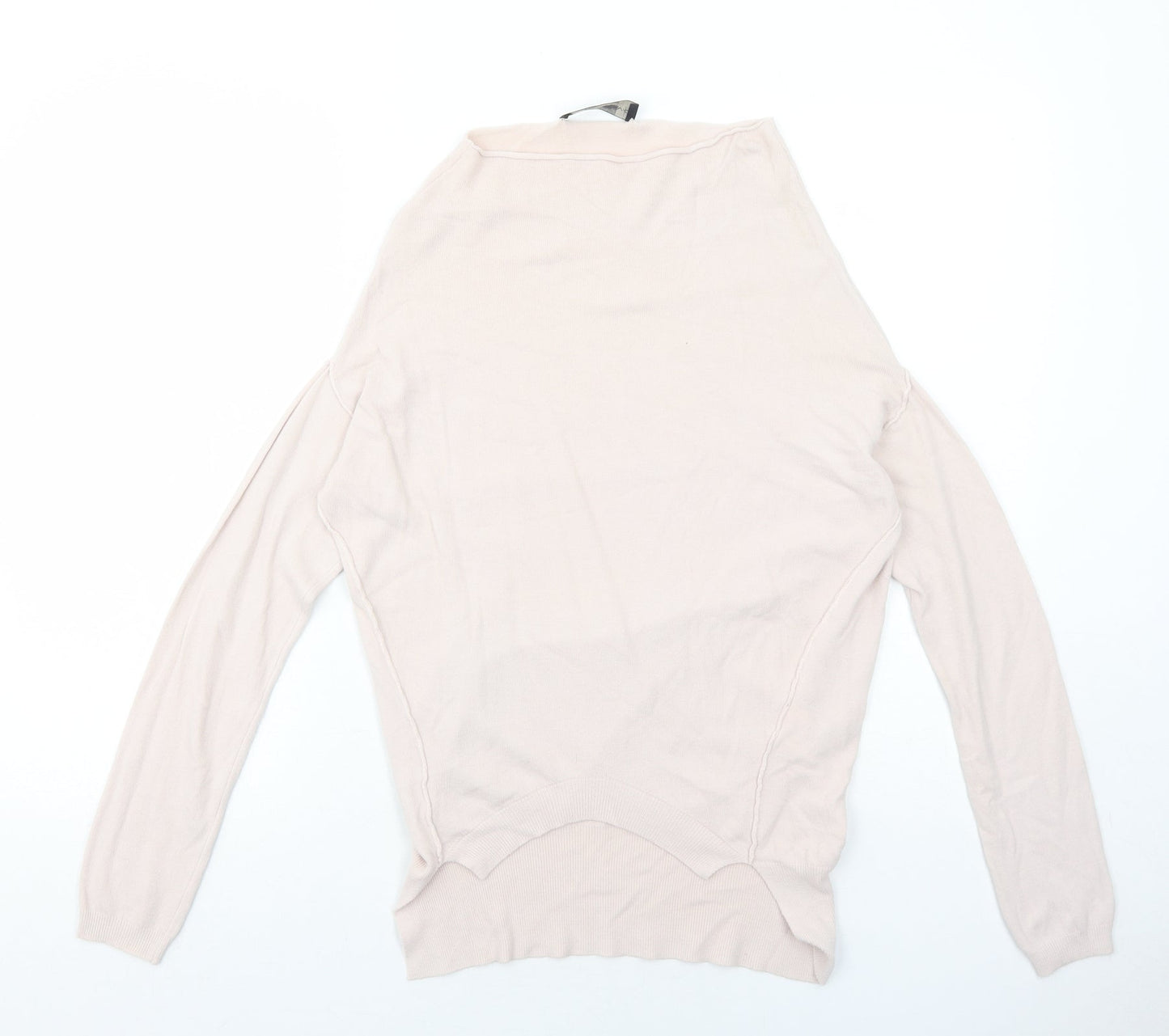 Christina Gavioli Womens Pink High Neck Polyamide Pullover Jumper Size M