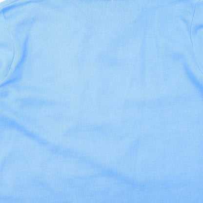 Womens UK Size L Lizzi Clarke Blue Cardigan Jumper