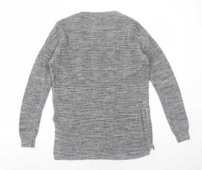 Womens UK Size XS H&M Grey Pullover Jumper