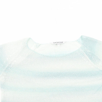 Womens UK Size 12 Debenhams Green Pullover Jumper